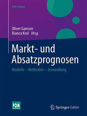 cover image of Markt- und Absatzprognosen